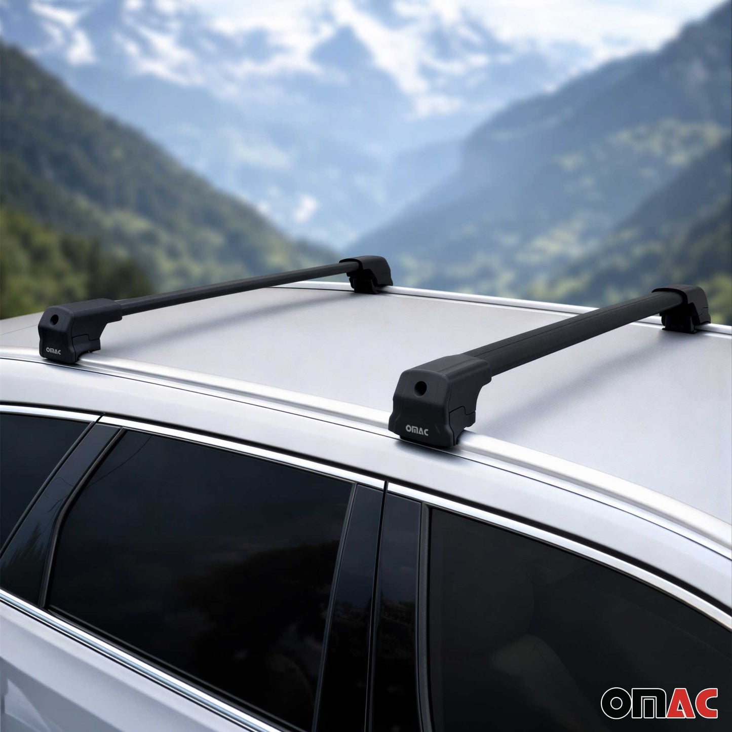 2019-2023 Hyundai Santa Fe Roof Rack Cross Bars Black
