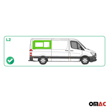 2010-2018 Mercedes Sprinter W906 Sliding Window Glass Rear Right Sliding Door L2