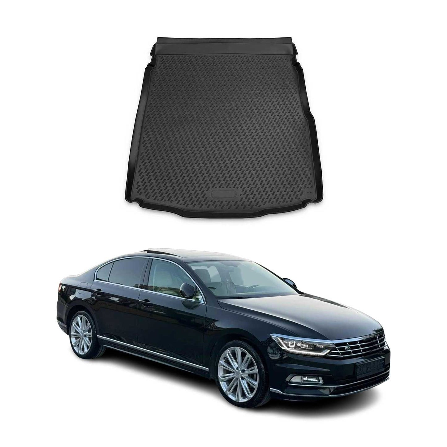 2017-2022 Volkswagen Passat B8 Sedan Cargo Liner Trunk Mat All Weather Black