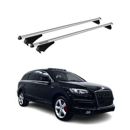2007-2015 Audi Q7 Roof Rack Cross Bars Black