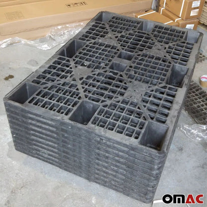 Plastic Shipping Pallets Stackable Nestable EURO 31" x 47" Package Quantity 10