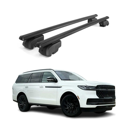 2025-2026 Lincoln Navigator Roof Rack Cross Bars Luggage Carrier Black2x