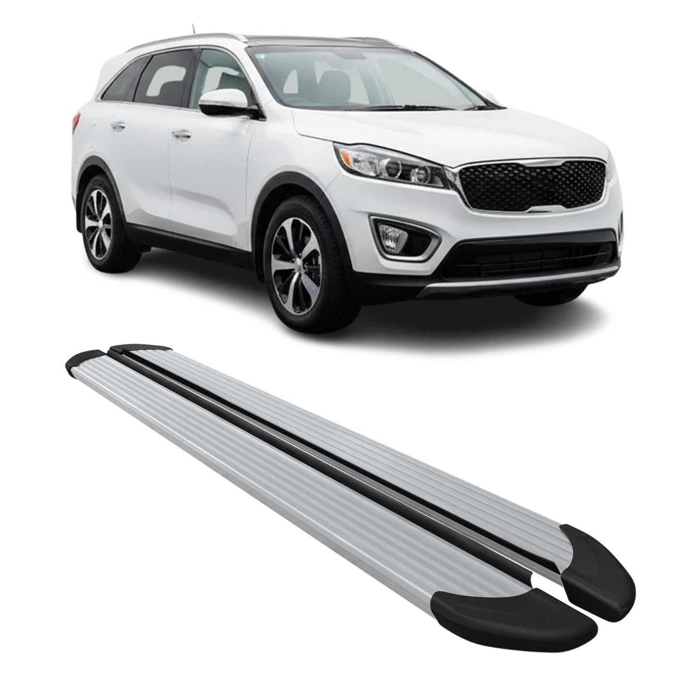 2014-2015 Kia Sorento FL Nerf Bar Side Step Running Boards Alu 2x