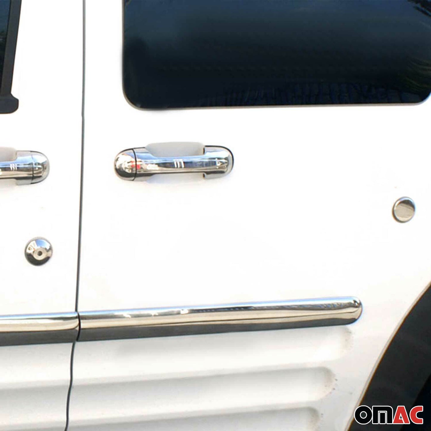 2010-2013 Ford Transit Connect Car Door Handle Cover Protector Stainless Steel 5 Pcs