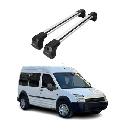 2010-2013 Ford Transit Connect Roof Rack Cross Bars Silver