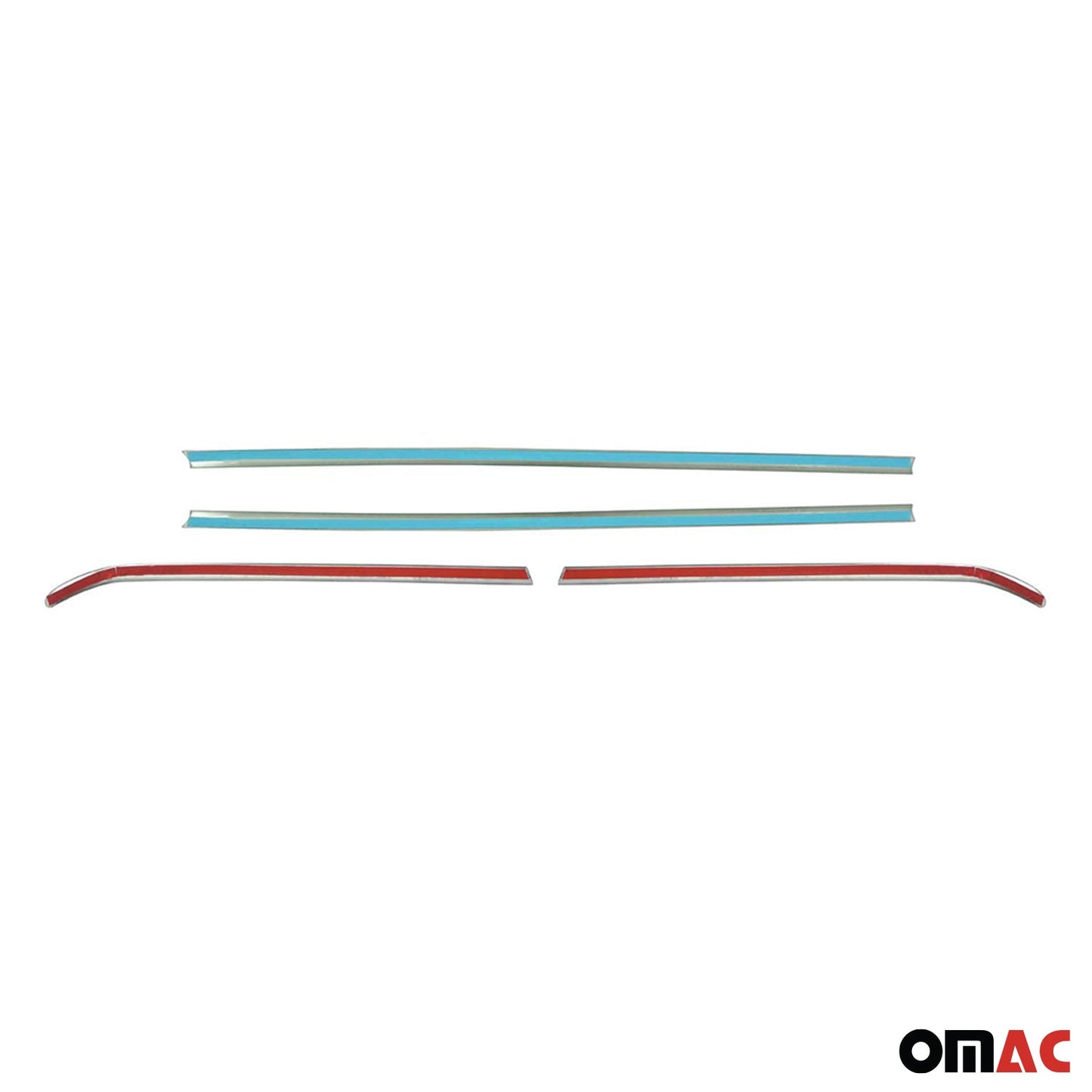2018-2024 Ford Focus Hatchback Window Molding Trim Streamer Stainless Steel