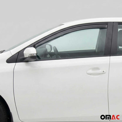 2012-2015 Honda Civic Sedan Window Visor Vent Rain Deflector 2Pcs Smoke