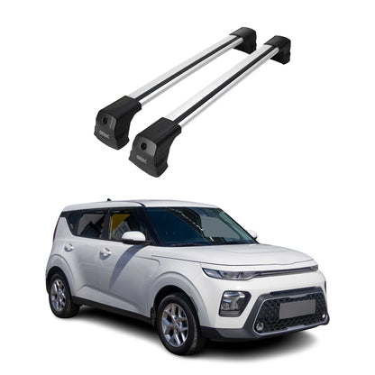 2020-2025 Kia Soul 3.gen Roof Rack Cross Bars Silver