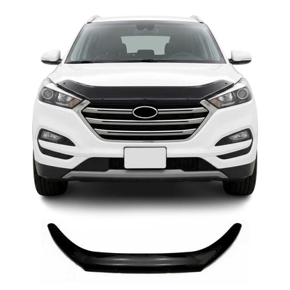 2016-2018 Hyundai Tucson Front Bug Shield Hood Deflector 1 Pc Smoke