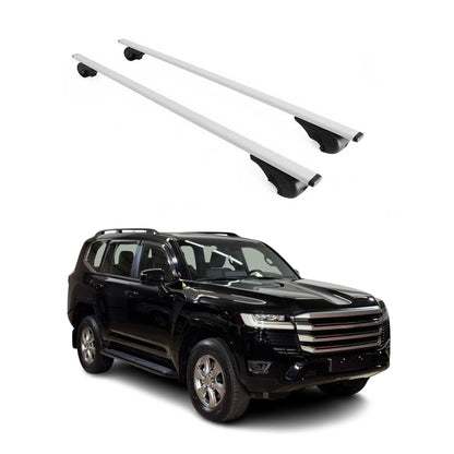 2024-2026 Toyota Land Cruiser J250 Roof Rack Cross Bars Carrier Silver