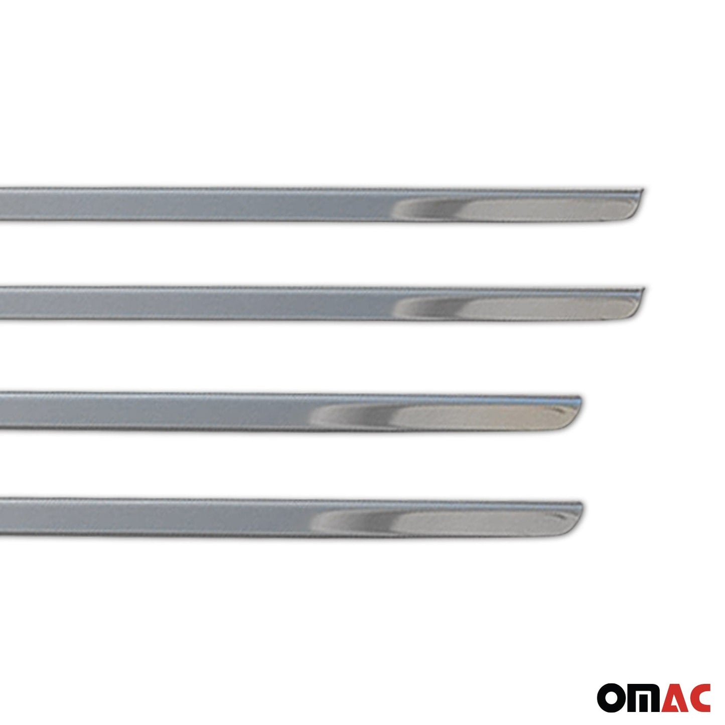 2004-2009 Mercedes E Class W211 Sedan Window Molding Trim Streamer Stainless Steel 4x