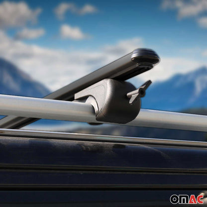 2005-2010 Jeep Grand Cherokee Roof Rack Cross Bars Black