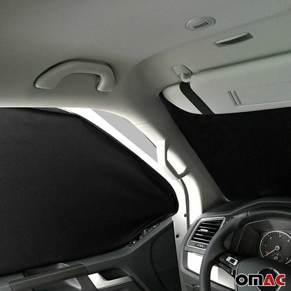 2019-2026 Mercedes Sprinter W907 910 Magnetic Curtains UV Protection Black