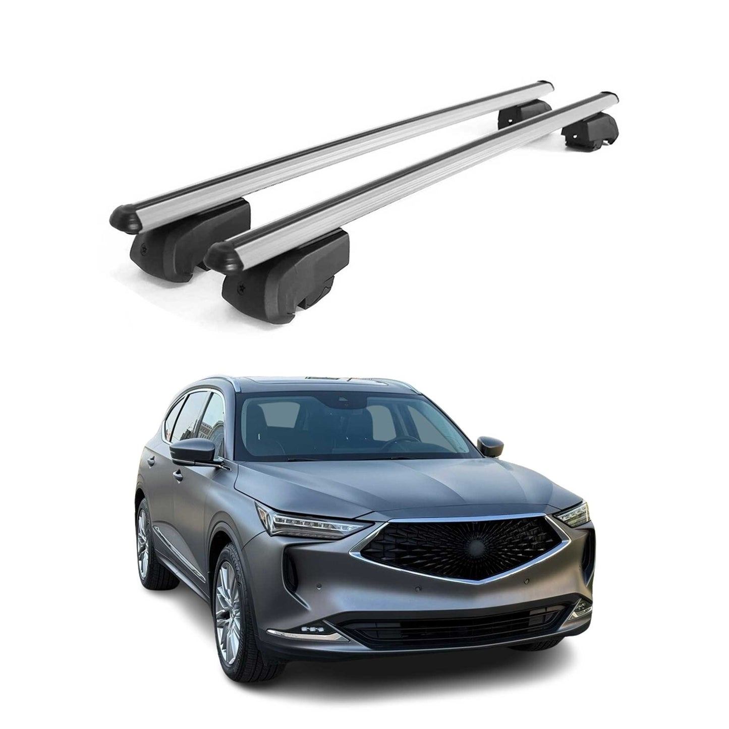 2022-2026 Acura MDX Roof Rack Cross Bars Silver