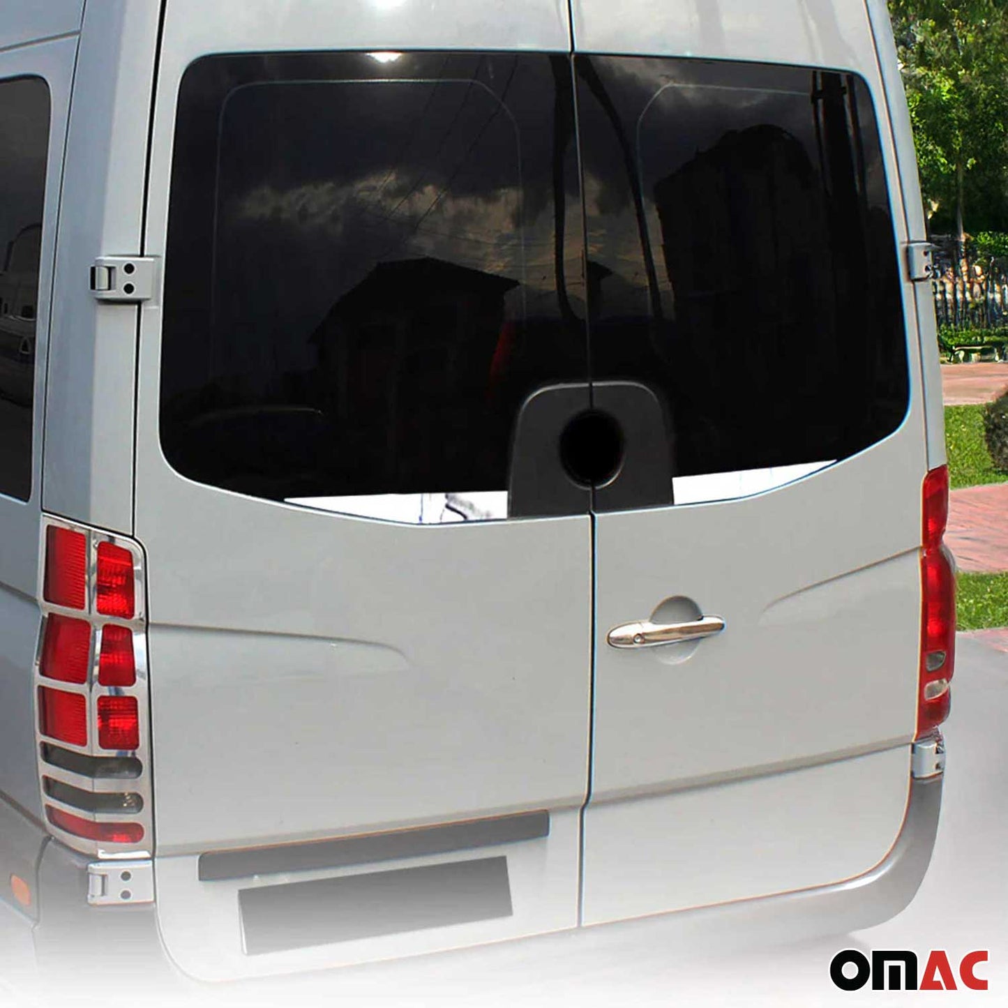 2014-2018 Mercedes Sprinter W906 Window Molding Trim Barn Door Stainless Steel Silver