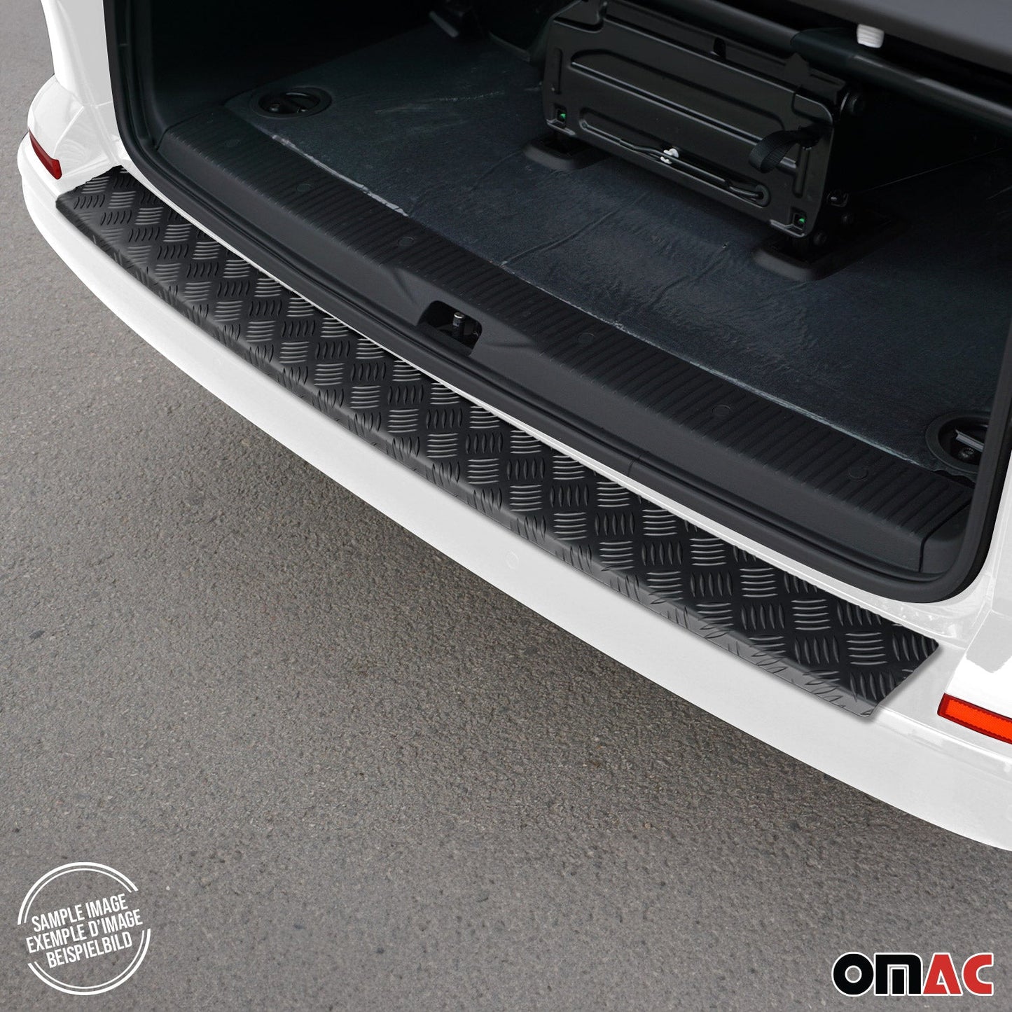 2019-2024 Peugeot Rifter Rear Bumper Guard Aluminium Black