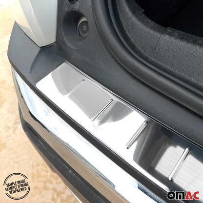 2018-2023 Audi Q5 SQ5 2.gen Rear Bumper Sill Cover Protector Guard Stainless Steel