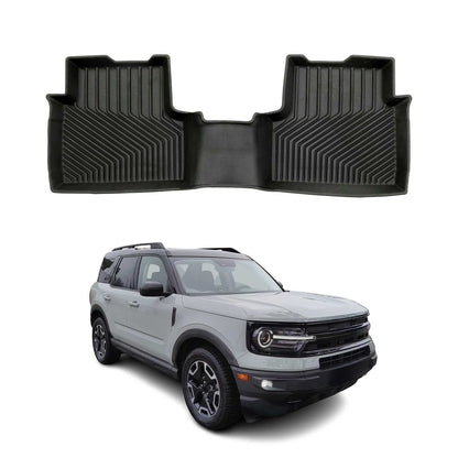 2021-2026 Ford Bronco Sport Premium Floor Mats Liners Second Row Rear