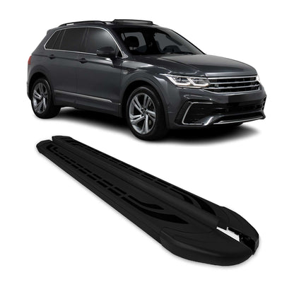 2018-2023 VW Tiguan 2.gen Running Boards Side Steps Black