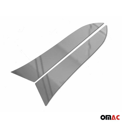2017-2026 Jeep Compass Trunk Wing Side Trim Silver Stainless Steel 2 Pcs