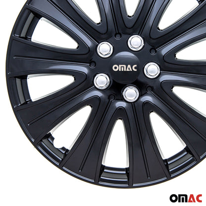 16" Hub Caps for Ford Transit 150 250 350 2015-2025 Black Silver Wheel Covers 4x