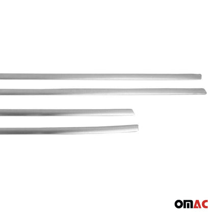 2011-2017 Nissan Juke Window Molding Trim Streamer Brushed Stainless Steel Silver 4Pcs