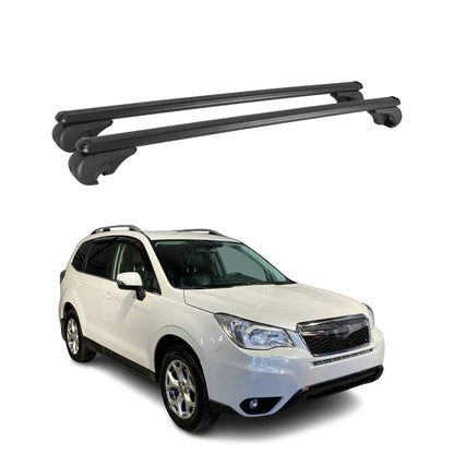 2014-2018 Subaru Forester IV Roof Rack Cross Bars Black