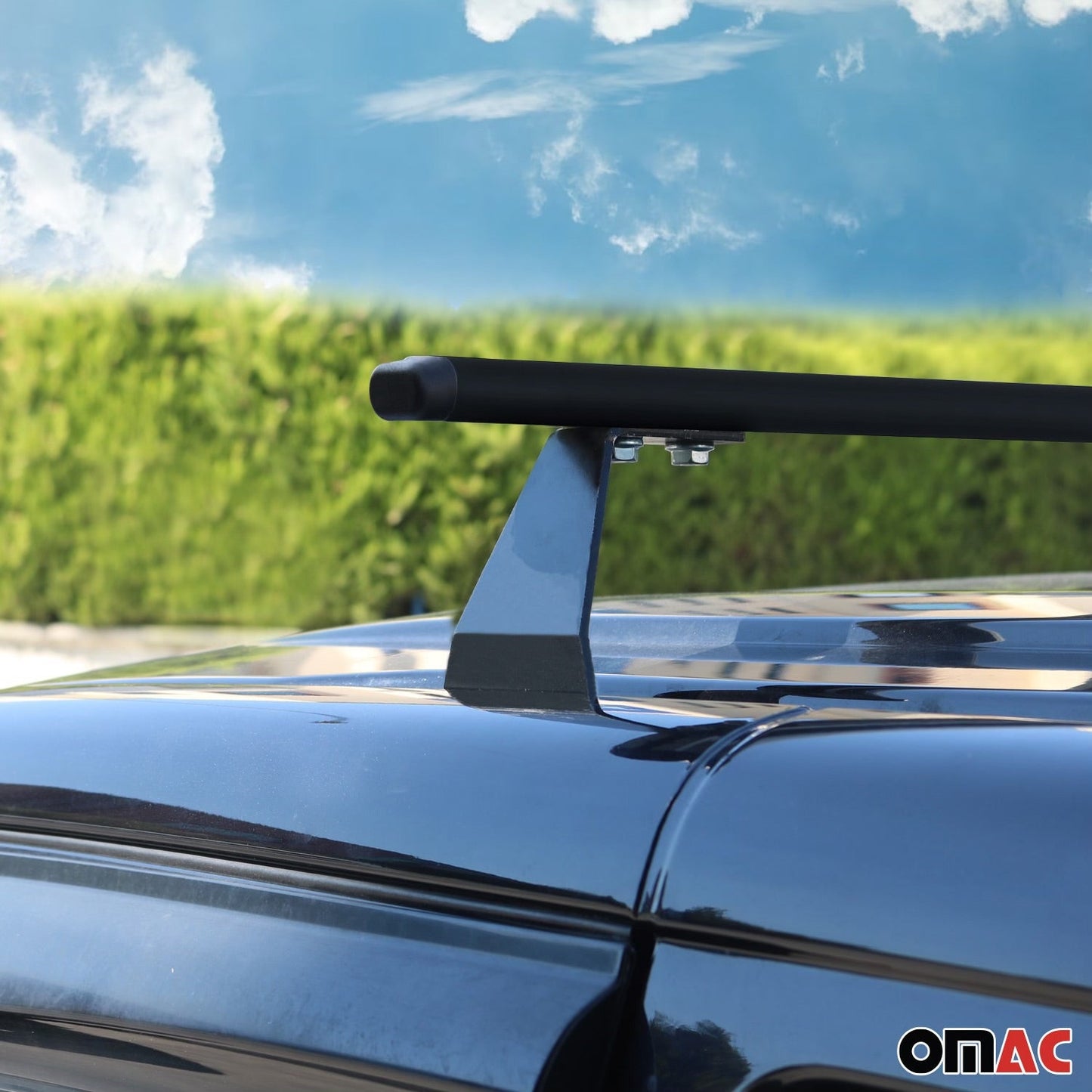 2015-2022 RAM ProMaster City Roof Rack Cross Bars Steel Black 2Pcs