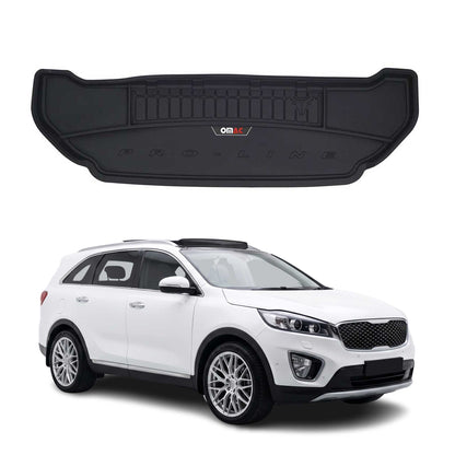 2016-2020 Kia Sorento Premium Cargo Liner Trunk Mat All Weather Heavy Duty 7 Seats Unfolding 3rd Row