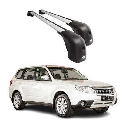 2009-2018 Subaru Forester III IV OE Style Roof Racks Cross Bars Silver