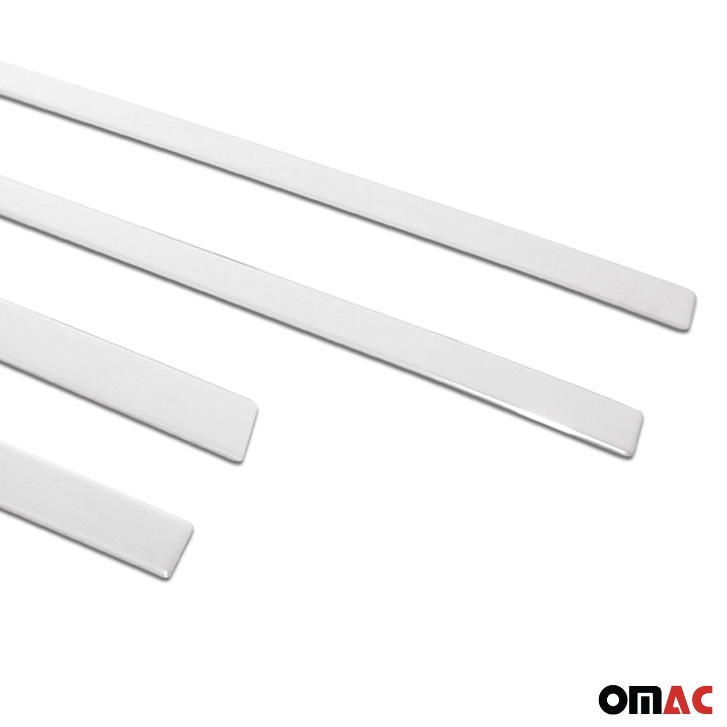 2019-2025 BMW X4 G02 2.gen Side Door Molding Trim Skirt Garnish Stainless Steel 4x