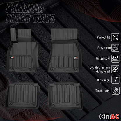 2007-2017 Lexus LS460 Premium Floor Mats Liners Full Set All Weather Heavy Duty