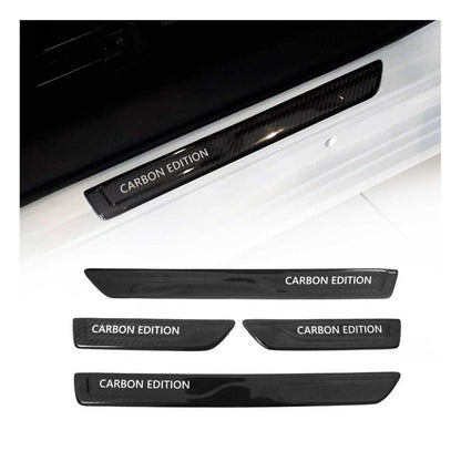 2019-2023 VW Arteon Door Sill Scuff Plate Scratch Protector Carbon Fiber 4x