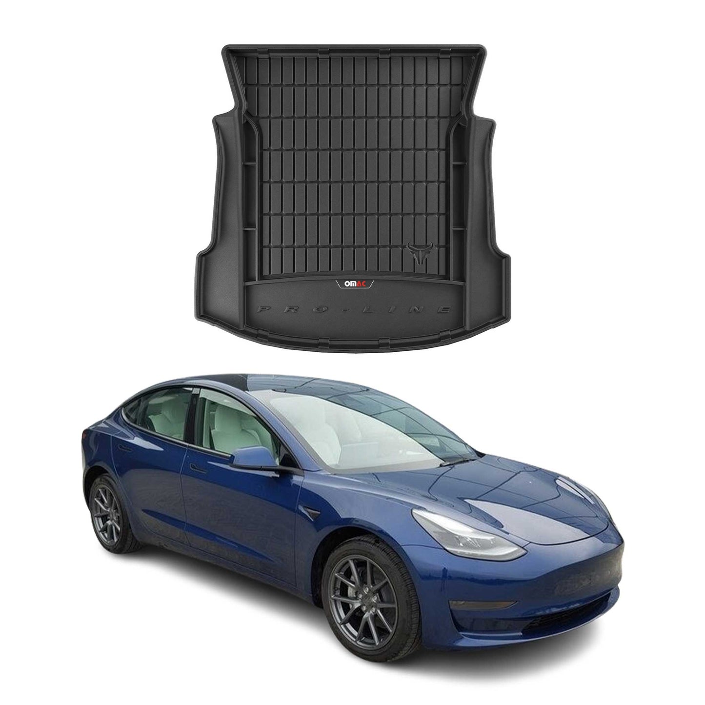 2017-2026 Tesla Model 3 Premium Cargo Liner Trunk Mat All Weather Heavy Duty