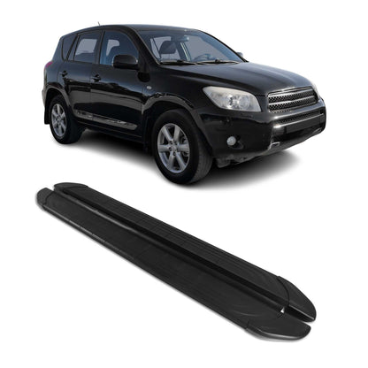 2006-2012 Toyota RAV4 Running Boards Side Steps Black