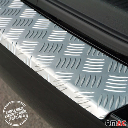 2015-2026 Ford Transit Rear Bumper Sill Cover Protector Guard Aluminium
