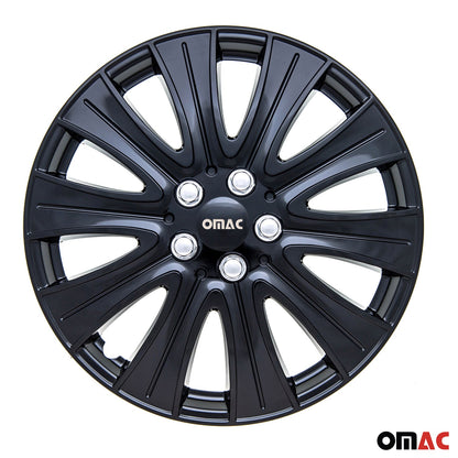 16" Hub Caps for Ford Transit 150 250 350 2015-2025 Black Silver Wheel Covers 4x