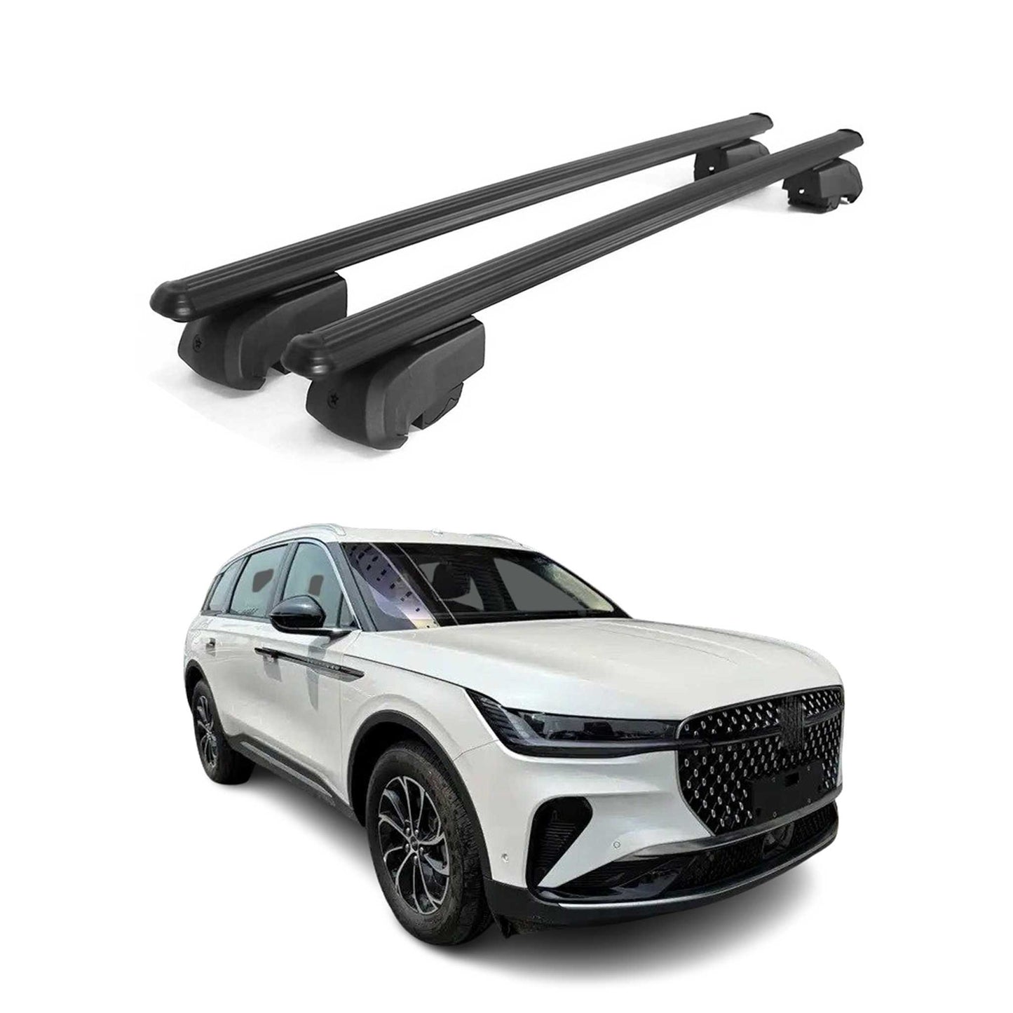 2024 Lincoln Nautilus Roof Rack Cross Bars Black