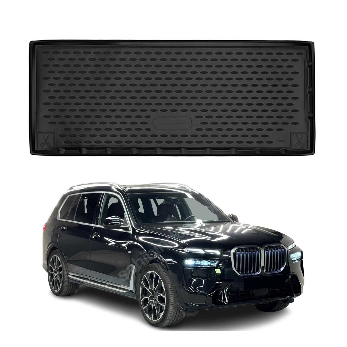 2019-2026 BMW X7 G07 Cargo Liner Trunk Mat All Weather Black