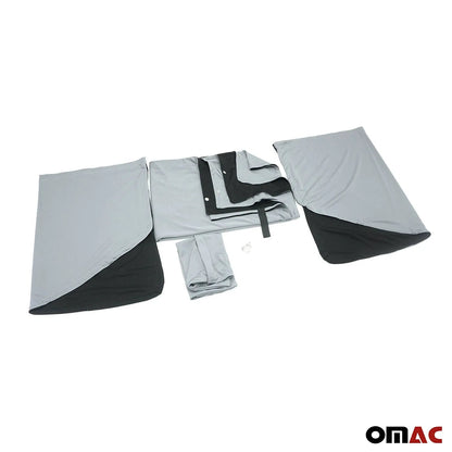 2006-2018 Mercedes-Benz Sprinter W906 Magnetic Window Curtains UV Protection Gray Black