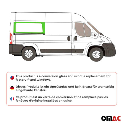 2014-2026 RAM ProMaster Window Glass Fit Kit Rear Right Side Sliding Door L2
