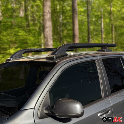 2019-2023 Ford Ranger Double Cab Roof Rack Rails Side Rails Black