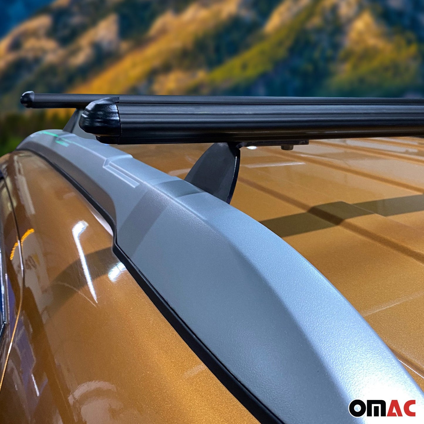 2018-2022 Ford EcoSport Roof Rack Cross Bars Black