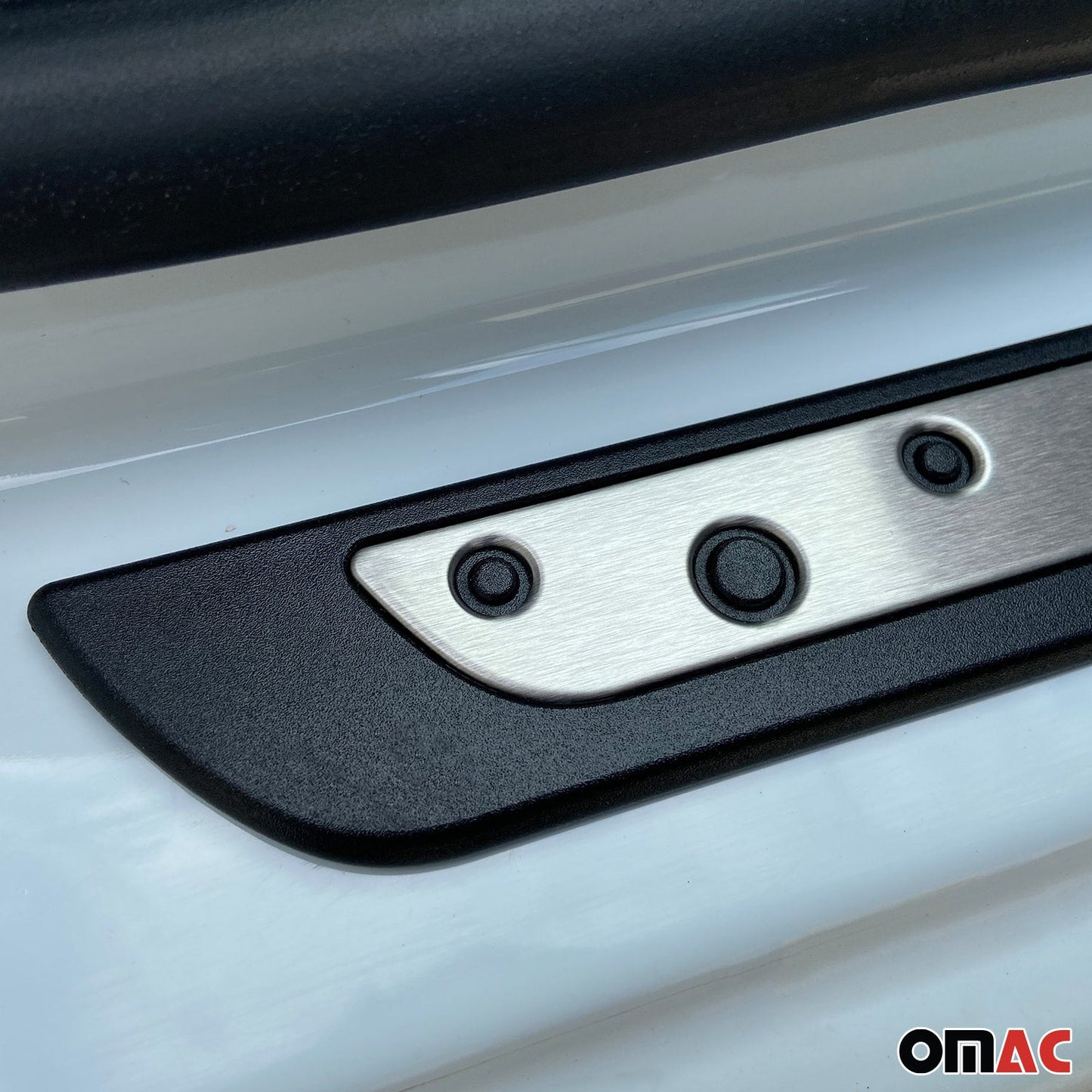 Dodge Ram Door Sill Scuff Plate Scratch Protector Stainless Steel Silver 4 Pcs