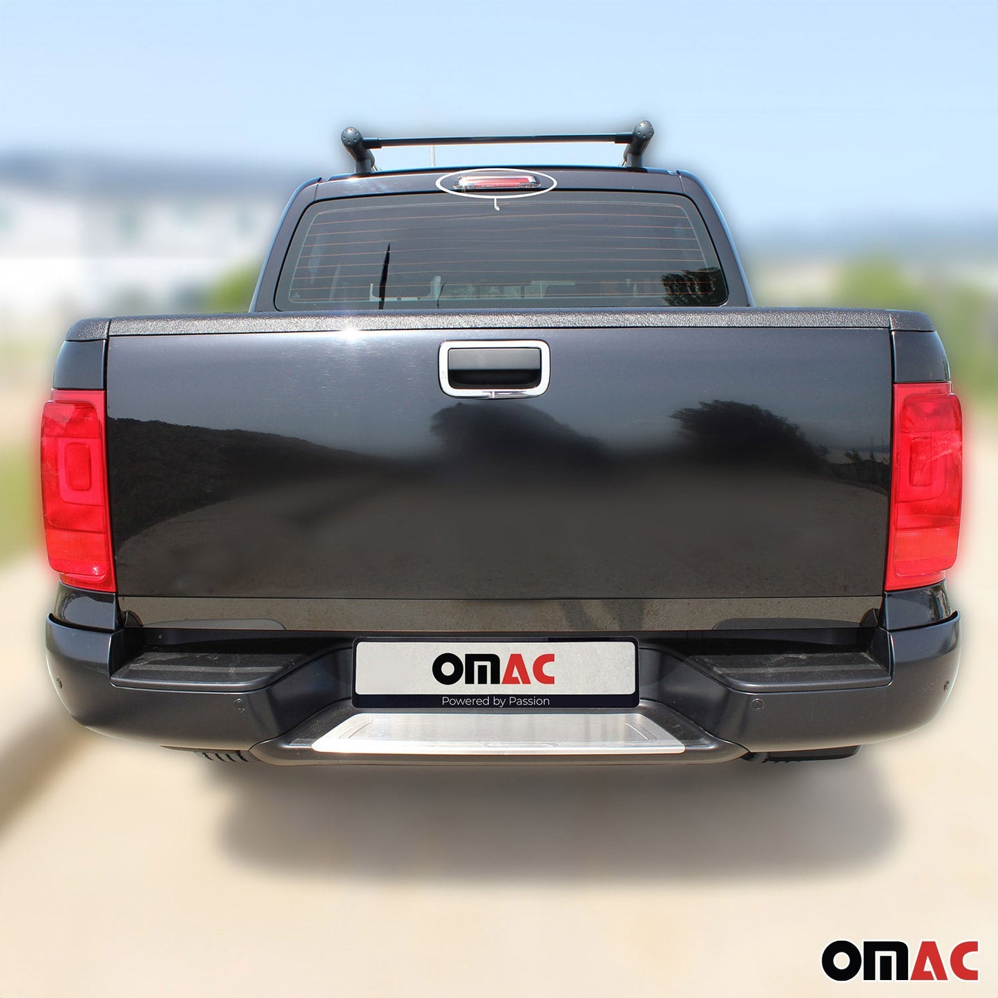 2010-2020 VW Amarok Rear Trunk Molding Trim Stainless Steel Dark 1Pc