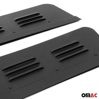 2015-2026 Ford Transit Car Ventilation Window Air Vent Aluminium Black 2Pcs