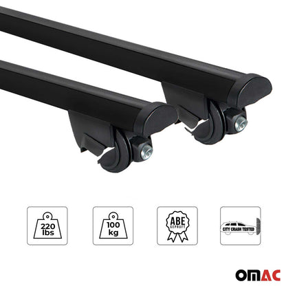 2019-2026 BMW X5 G05 Roof Rack Cross Bars Black