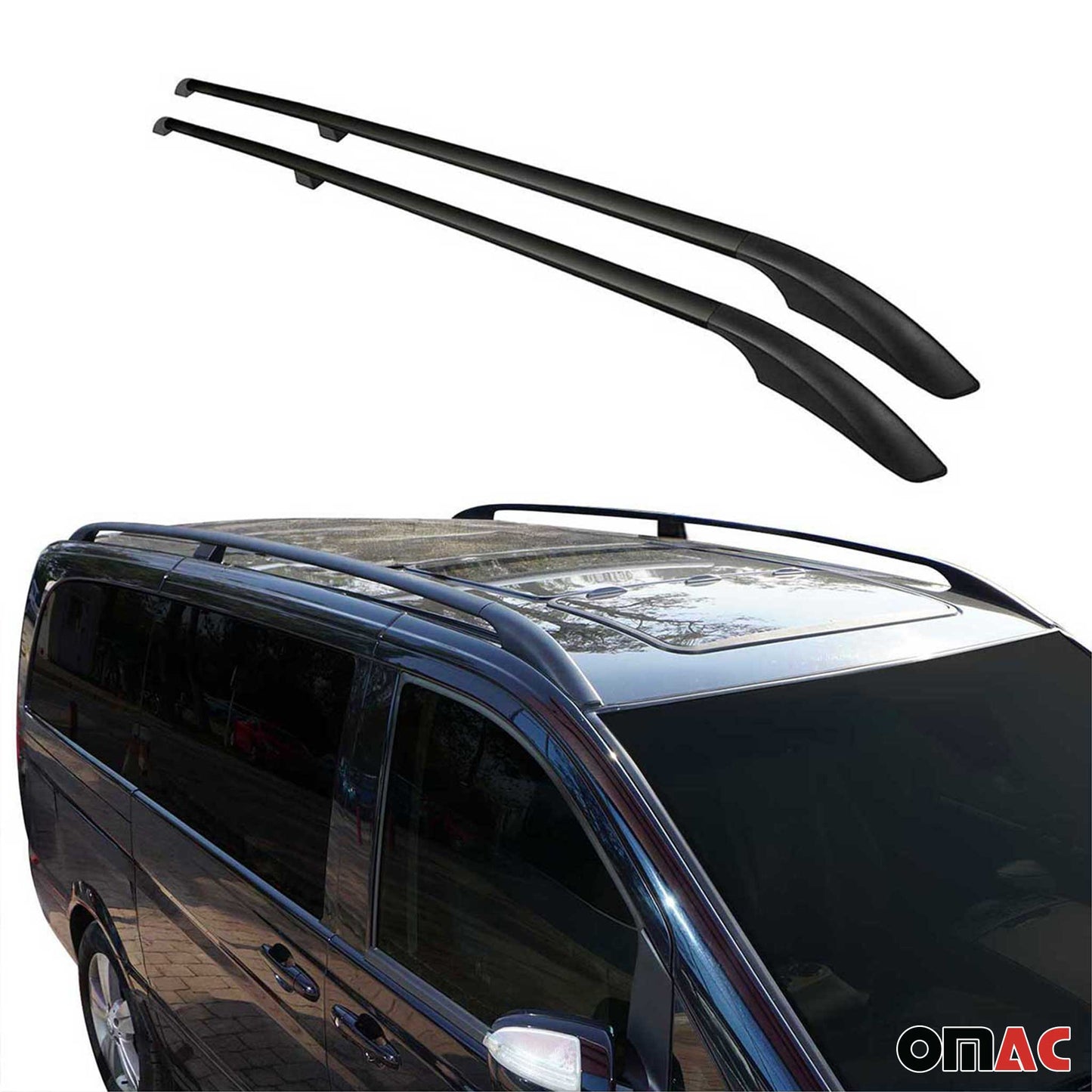 2017-2025 Mazda CX-5 2.gen Roof Rack Rails Side Rails Black