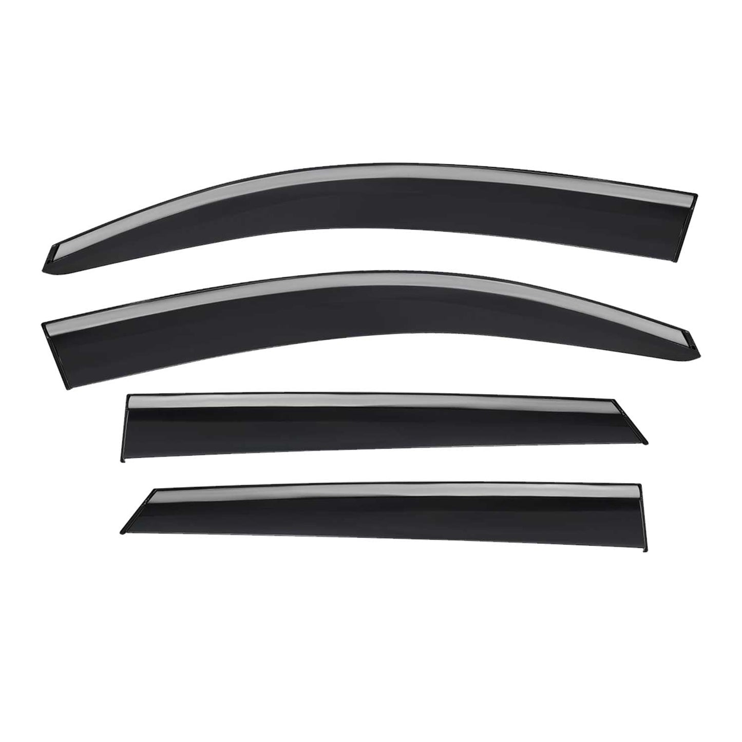 2016-2021 Hyundai Tucson Window Visor Vent Rain Deflector 4Pcs Smoke