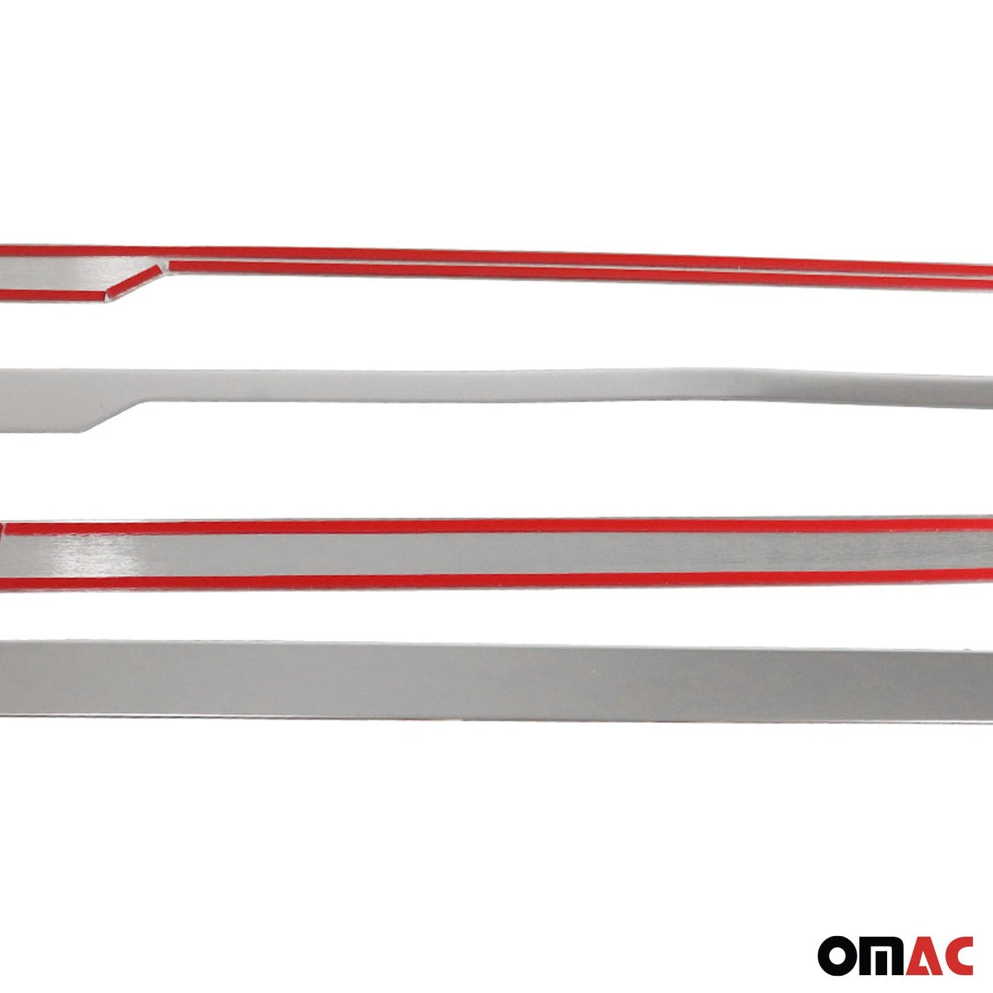 2022-2026 Hyundai Tucson Side Door Molding Trim Stainless Steel Silver 4x